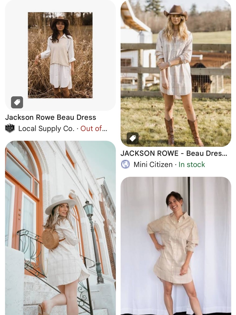 Jackson Rowe Beau Dress in White